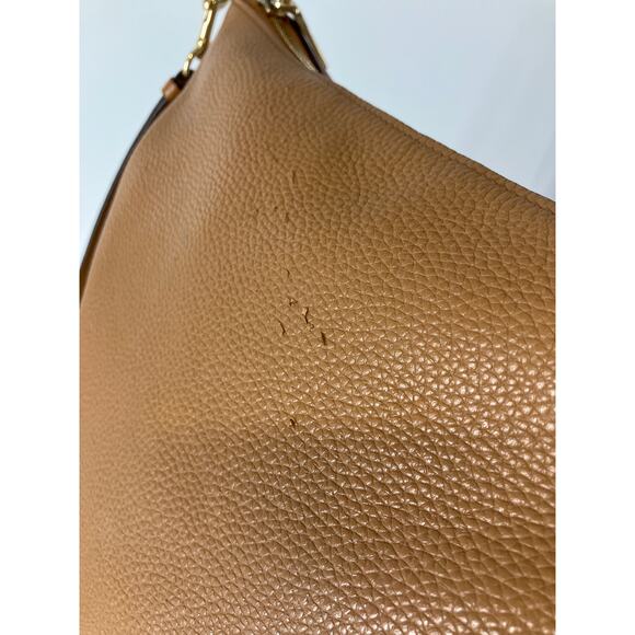 COACH F31507 LARGE BROWN PEBBLED LEATHER CROSSBODY BAG - Picture 5 of 16